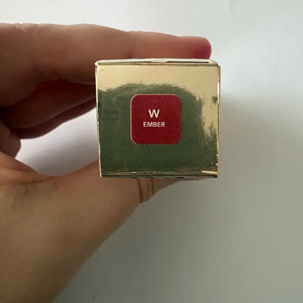 NWT Becca cosmetics ultimate love lipstick in shade ember - warm deep red
